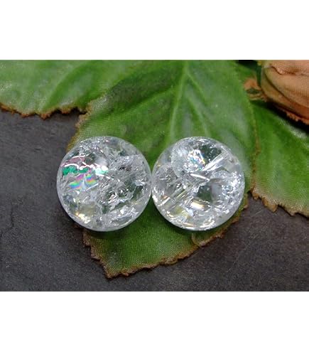 Amazon.co.jp: 62792 虹入り 16mm AA 1粒売り クラック水晶 爆裂水晶